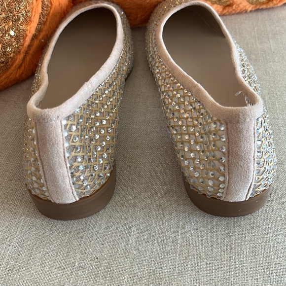 New!!! Rhinestone ballet flats size 10.5 nwbox - Picture 5 of 8